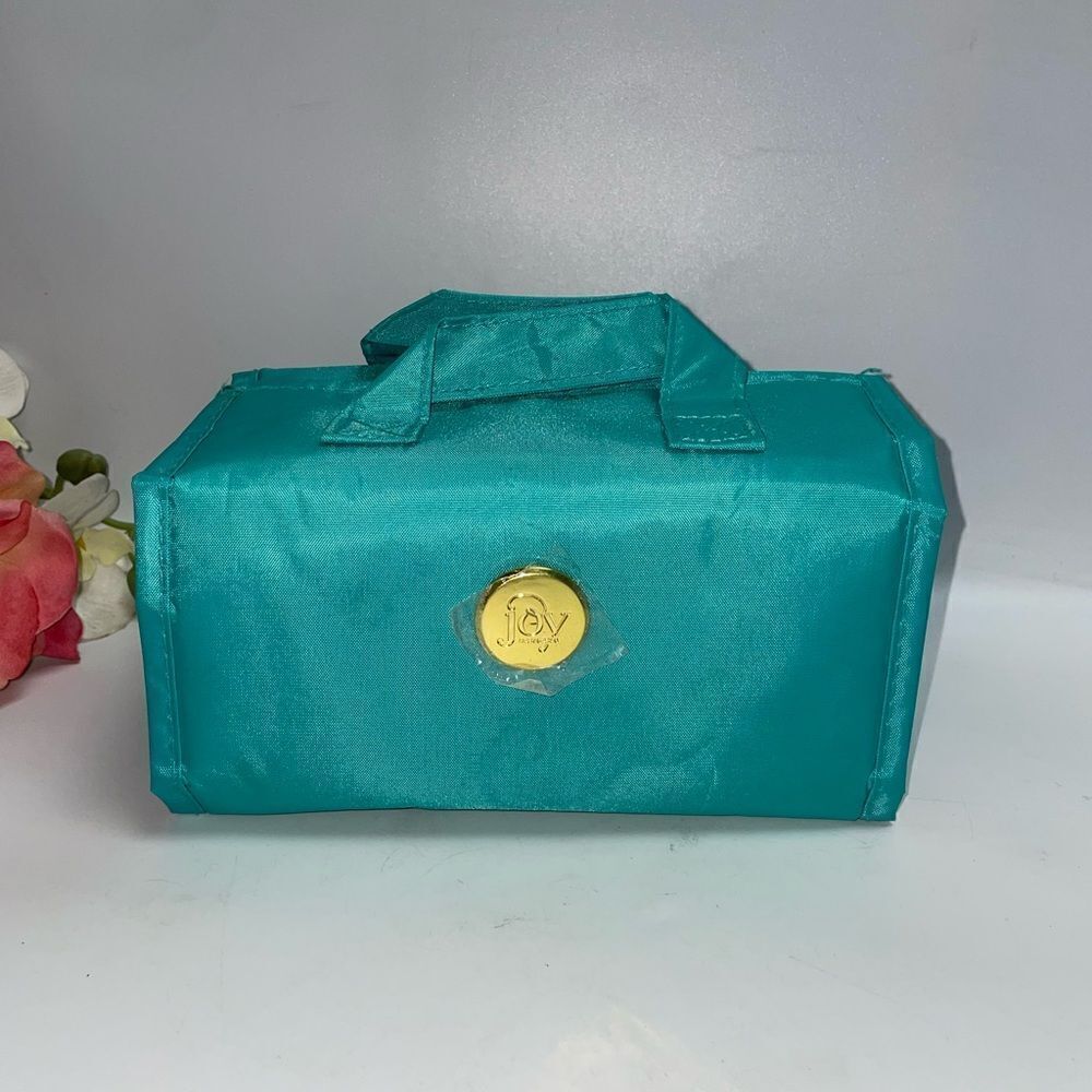Joy Mangano Teal Women's Toiletries Travel Bag